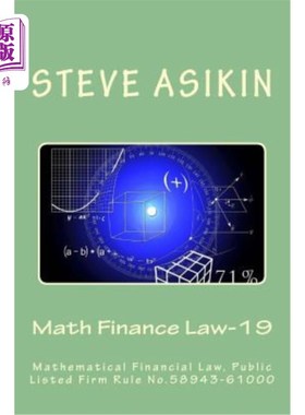 海外直订Math Finance Law-19 (2nd ed): Mathematical Financial Law, Public Listed Firm Rul