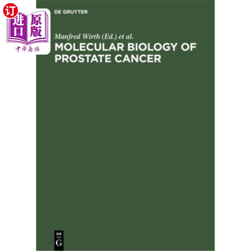 海外直订医药图书Molecular Biology of Prostate Cancer 前列腺癌的分子生物学
