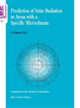 海外直订Prediction of Solar Radiation in Areas with a Specific Microclimate 特定小气候地区太阳辐射的预测