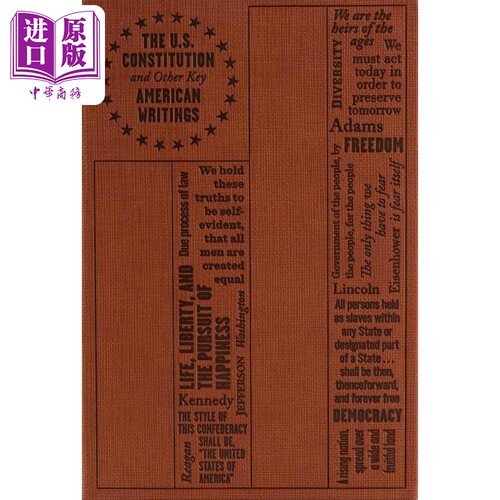 词云经典 美国宪法和其他重要美国著作 US Constitution and Other 英文原版 Founding Fathers【中商原版】