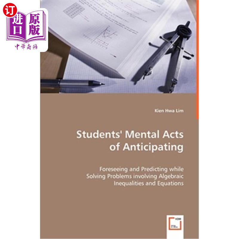 海外直订students mental acts of anticipating 学生的预期心理行为