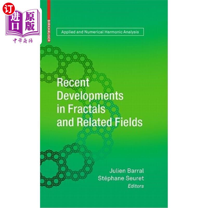 海外直订Recent Developments in Fractals and Related Fields 分形及相关领域的新进展