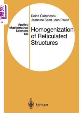 海外直订Homogenization of Reticulated Structures 网状结构的均匀化