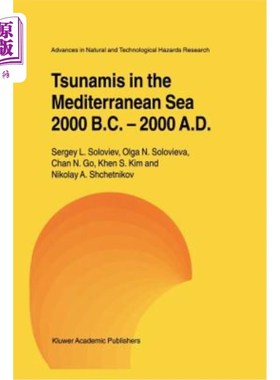 海外直订Tsunamis in the Mediterranean Sea 2000 B.C.-2000 A.D. 地中海的海啸公元前2000年-公元2000年