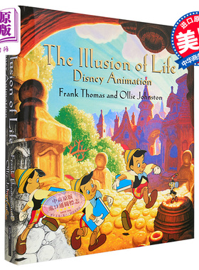 生命的幻觉 迪斯尼动画 The Illusion Of Life Disney Animation 英文原版 Frank T Ollie J 动画技术 原画草图【中商原版】