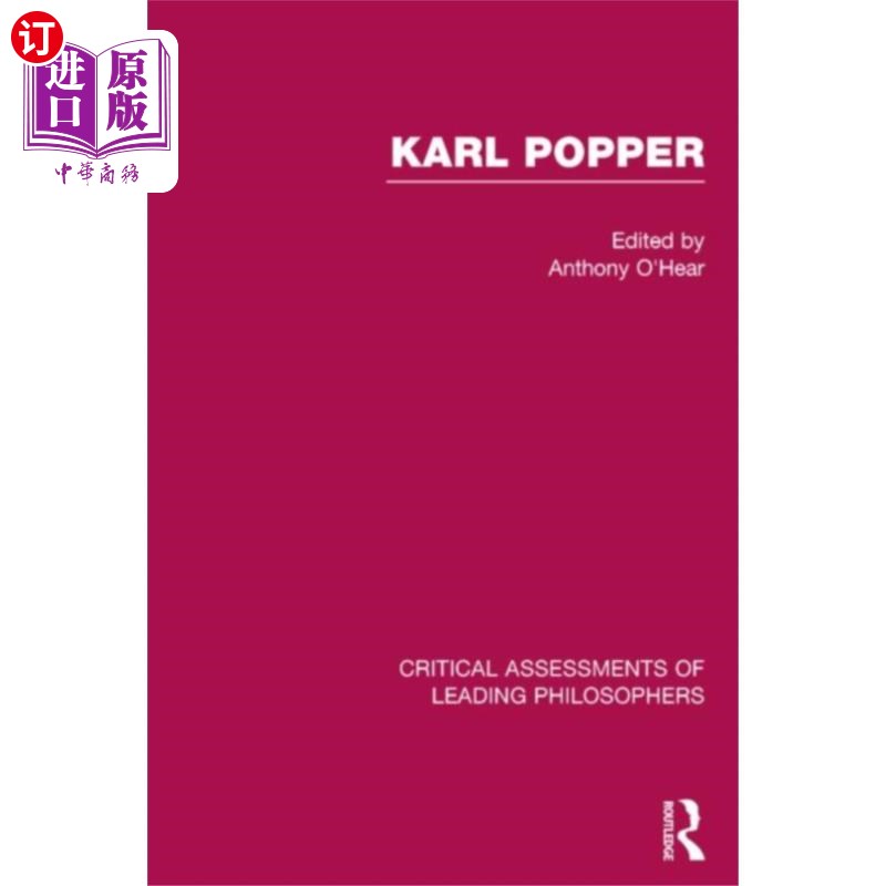 海外直订Karl Popper 卡尔·波普尔