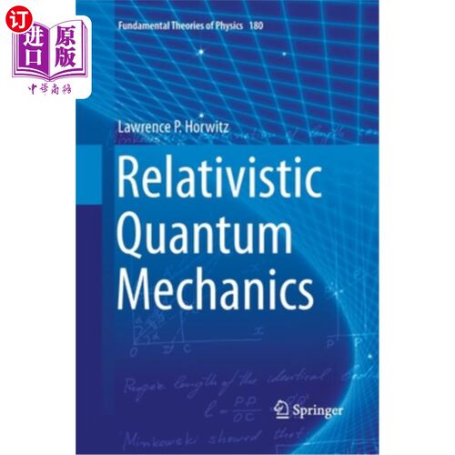 海外直订Relativistic Quantum Mechanics 相对论量子力学