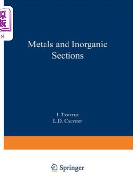海外直订Metals and Inorganic Sections 金属和无机部分