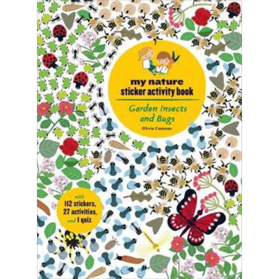 现货 Garden Insects & Bugs My Nature 百科贴纸书：昆虫 英文原版 儿童绘本 玩具贴纸书 Olivia Cosneau 4-6岁【中商原版】
