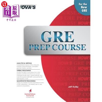 海外直订GRE Prep Course [With CDROM] GRE预备课程[带光盘]