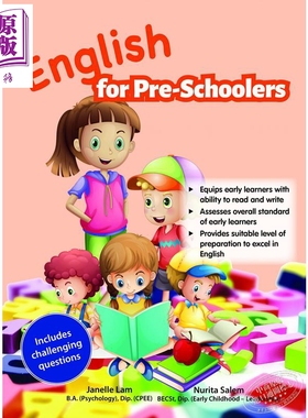 现货 新加坡教辅 English for Pre-Schoolers 学前儿童学英语 3-6岁【中商原版】
