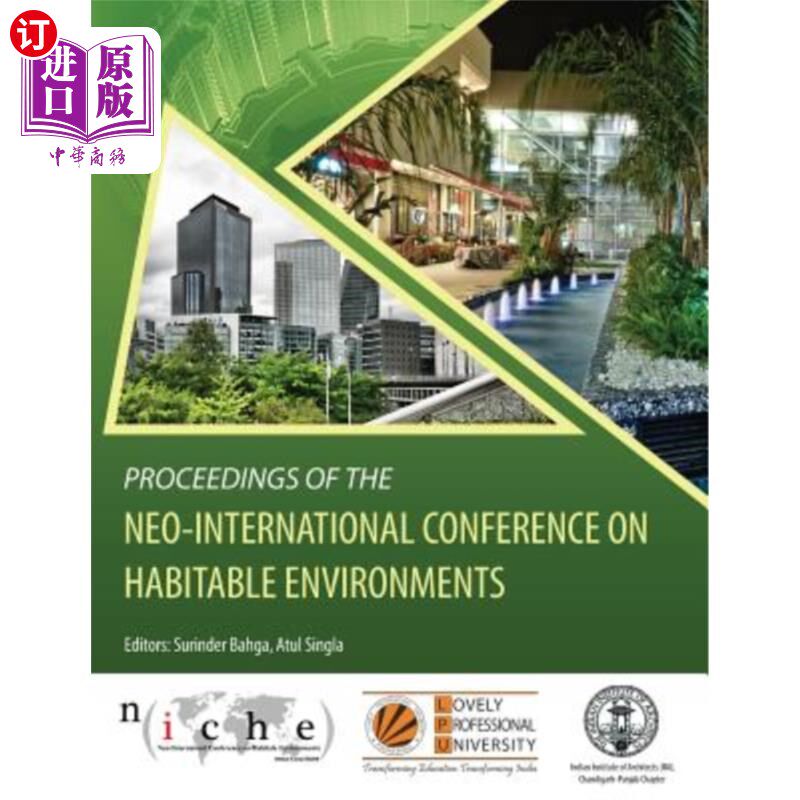 海外直订Proceedings of the Neo-International Conference on Habitable Environments 宜居环境新国际会议论文集