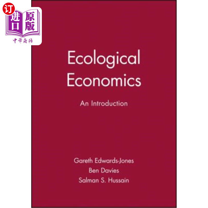 海外直订Ecological Economics: An Introduction 生态经济学导论