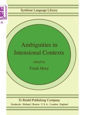 海外直订Ambiguities in Intensional Contexts 内涵语境中的歧义