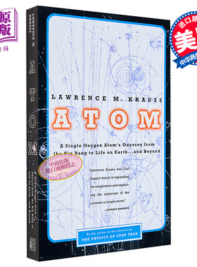 现货 一颗原子的时空之旅 英文原版 Atom A Single Oxygen Atom s Odyssey Lawrence M Krauss【中商原版】