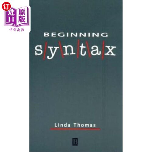 海外直订Beginning Syntax 开头语法