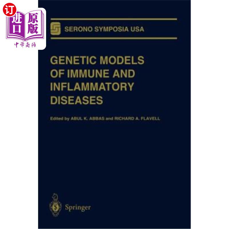 海外直订医药图书Genetic Models of Immune and Inflammatory Diseases 免疫和炎症疾病的遗传模型