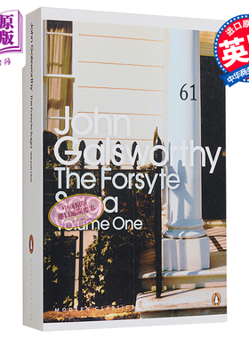 预售 【中商原版】高尔斯华绥：福尔赛世家（上）英文原版 The Forsyte Saga Vol.1 企鹅经典文学 John Galsworthy
