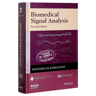 现货 Biomedical Signal Analysis 第2版  生物医学信号分析 案例研究方法 英文原版 Rangaraj Rangayyan【中商原版】