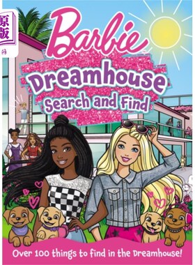 海外直订Barbie Dreamhouse Search and Find 芭比梦幻屋搜索和发现