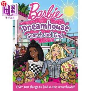 海外直订Barbie Dreamhouse Search and Find 芭比梦幻屋搜索和发现
