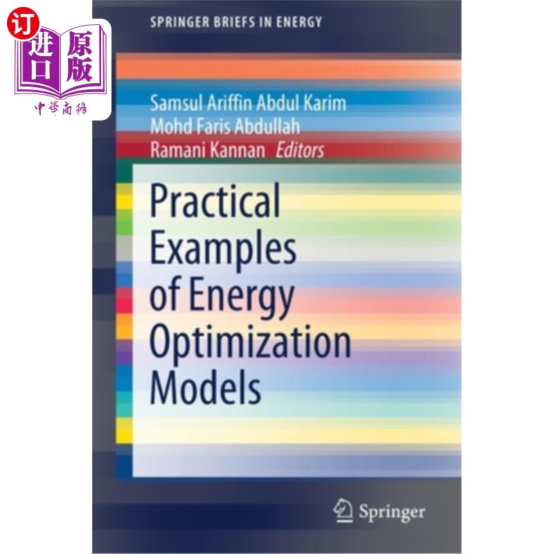 海外直订Practical Examples of Energy Optimization Models 能源优化模型的实例