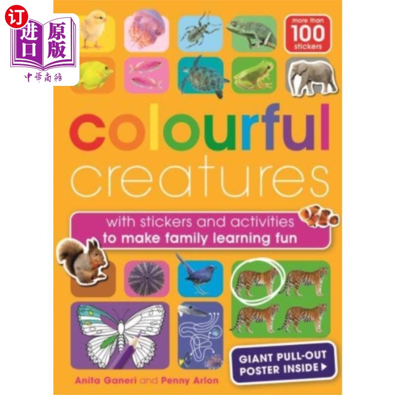 海外直订Colourful Creatures 丰富多彩的生物