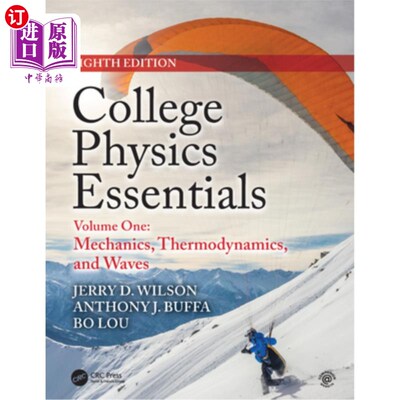 海外直订College Physics Essentials, Eighth Edition: Mechanics, Thermodynamics, Waves (Vo 大学物理基础，第八版:力学