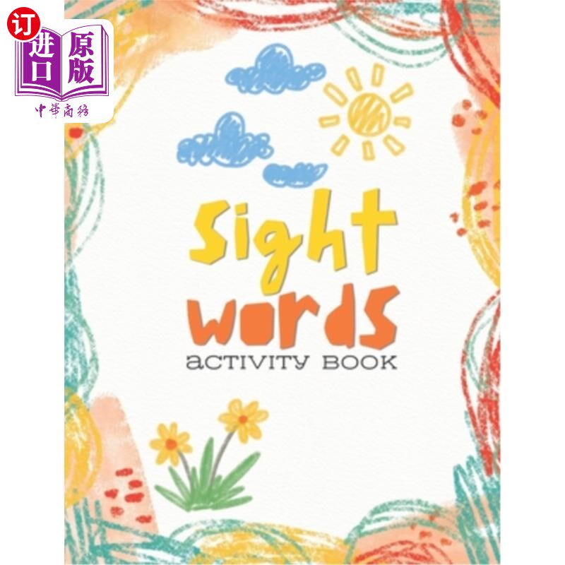 海外直订Sight Word Activity Book: See, Trace, Write & Read 视觉单词活动手册：看、描、写、读