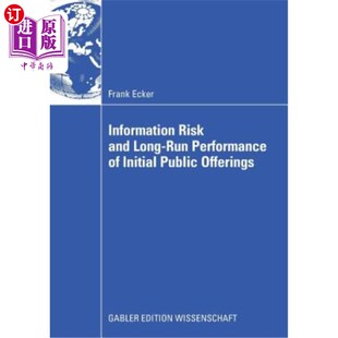 海外直订Information Risk and Long-Run Performance of Initial Public Offerings 信息风险与首次公开募股的长期绩效
