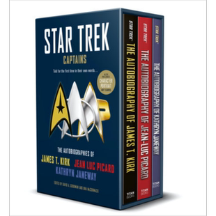 星际迷航队长 自传 Star Trek Captains The Autobiographies 英文原版 Una Mccormack David A Goodman【中商原版】