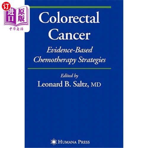 海外直订医药图书Colorectal Cancer: Evidence-Based Chemotherapy Strategies 结直肠癌：循证化疗策略
