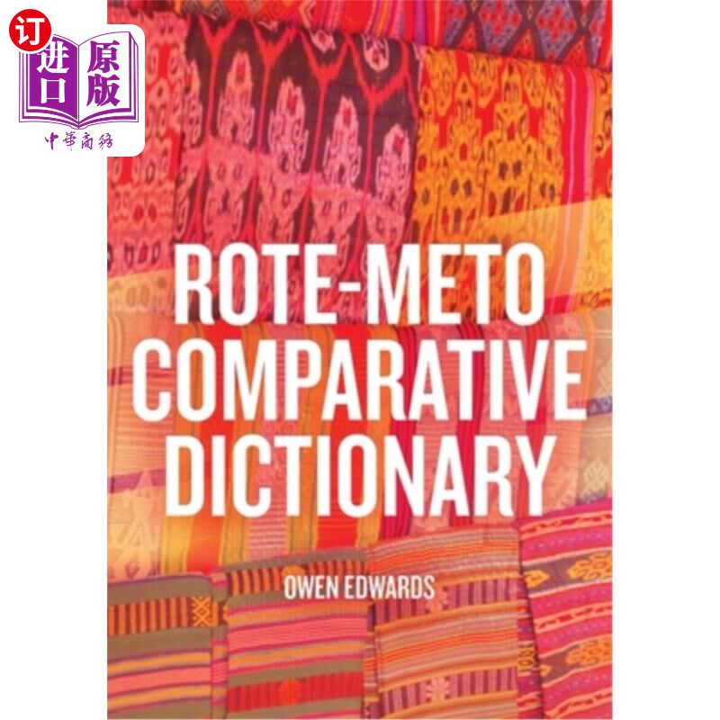 海外直订rote-meto comparative dictionary rote-meto比较词典