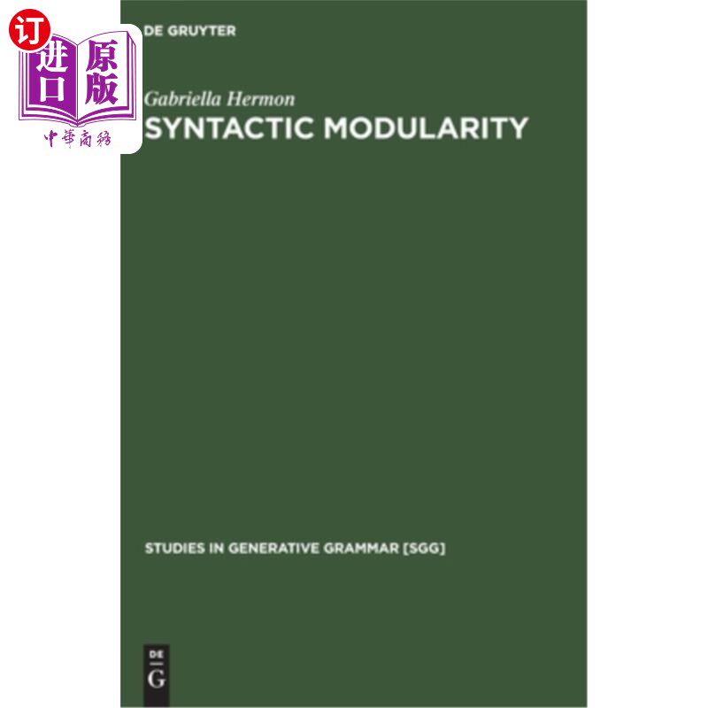 海外直订Syntactic Modularity 语法模块化