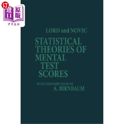 海外直订Statistical Theories of Mental Test Scores (PB) 智力测验成绩统计理论(PB)