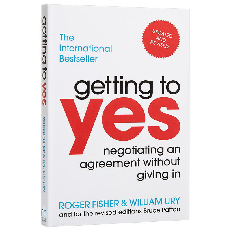【中商原版】谈判力 英文原版 Getting to yes by Roger Fisher 罗杰.费希尔 经管营销 商业与财富 获得肯定