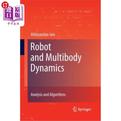 海外直订Robot and Multibody Dynamics: Analysis and Algorithms 机器人与多体动力学:分析与算法