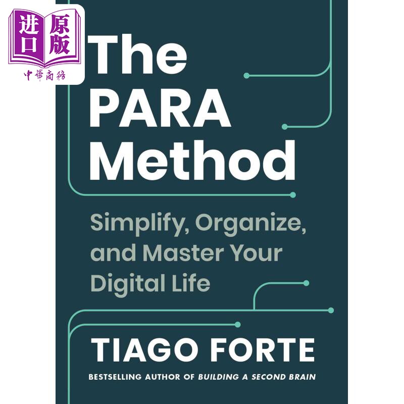 预售 Para方法 简化组织和掌控您的数字生活 The Para Method 英文原版 Tiago Forte 构建第二个大脑作者新书【中商原版】使用感如何?
