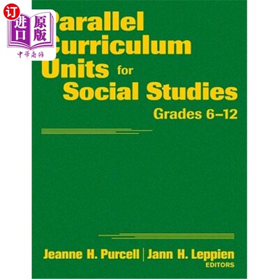 海外直订Parallel Curriculum Units for Social Studies, Grades 6-12 6-12年级社会研究平行课程单元