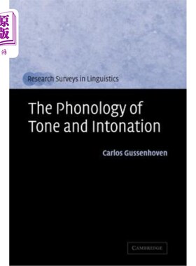 海外直订The Phonology of Tone and Intonation 语气和语调的音韵学