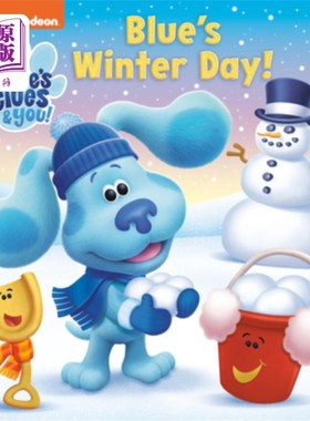海外直订Blue's Winter Day! (Blue's Clue & You) 蓝色的冬天的一天!(《蓝色的线索和你》)