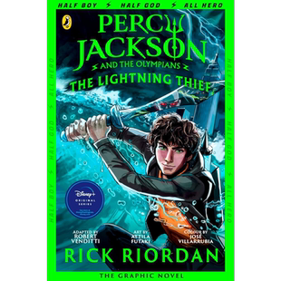 波西杰克逊1 珀西杰克逊和闪电窃贼 图画小说 Percy Jackson and the Lightning Thief 英文原版 Rick Riordan【中商原版】