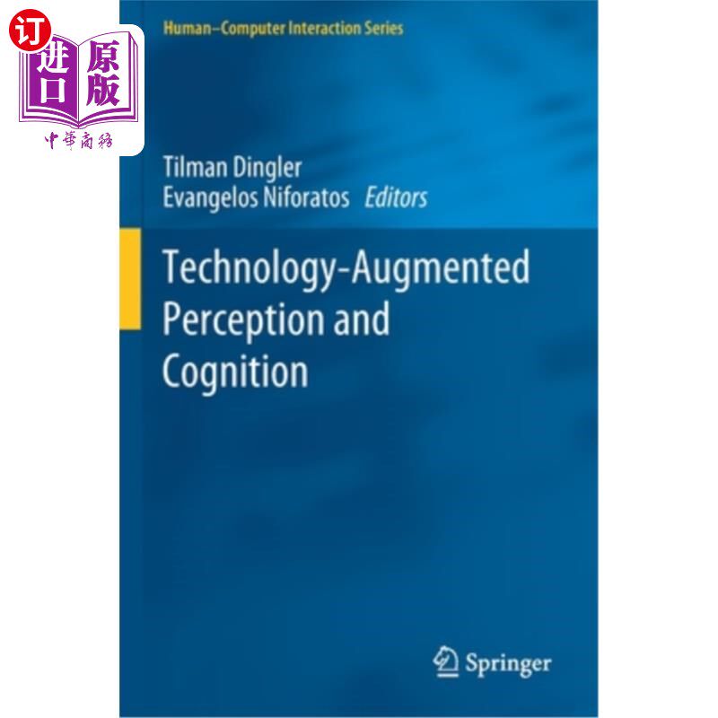 海外直订Technology-Augmented Perception and Cognition 技术增强感知和认知