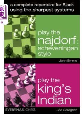 海外直订A Complete Repertoire for black using the sharpest systems 使用最锐利的系统为黑人制作的完整曲目