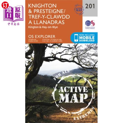 海外直订Knighton and Presteigne Tref-y-Clawdd a Dyffryn ... 奈顿和普雷斯泰涅 骑士和伊兰谷