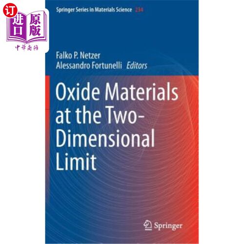 海外直订Oxide Materials at the Two-Dimensional Limit 二维极限下的氧化物材料