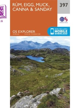 海外直订Rum, Eigg, Muck, Canna and Sanday 朗姆酒，鸡蛋，牛奶，美人蕉和桑迪