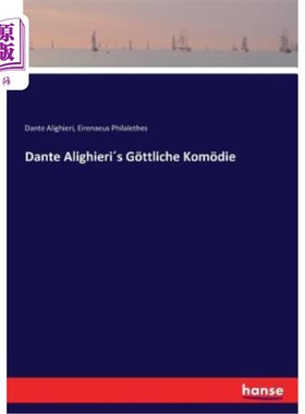 海外直订德语 Dante Alighieri′s G?ttliche Kom?die 但丁·阿利吉耶里的哥特式喜剧