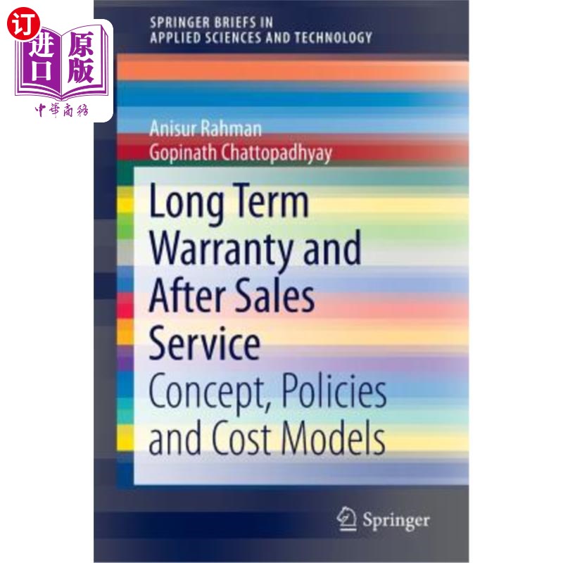 海外直订Long Term Warranty and After Sales Service: Concept, Policies and Cost Models 长期保修和售后服务:概念、政