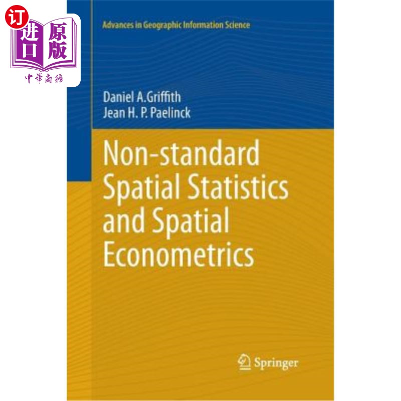 海外直订Non-Standard Spatial Statistics and Spatial Econometrics 非标准空间统计与空间计量经济学
